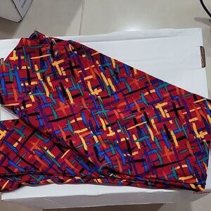 Like New LuLaRoe Multicolor Leggings One Size